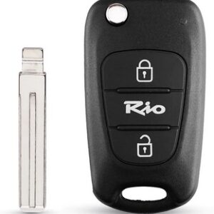 Bilnøglehus til Kia Rio - 2/3-Knapper