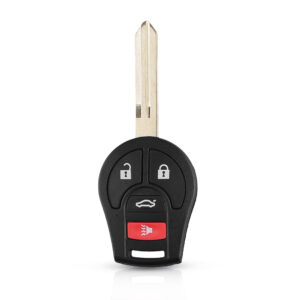 Bilnøglehus til Nissan m. nøgle (36008) - 4 knapper