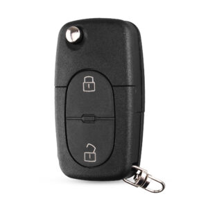 Bilnøglehus til VW Flip (2124)- 2 knapper