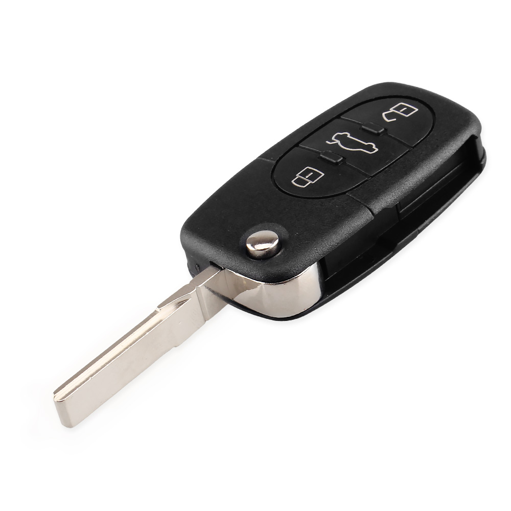 Bilnøglehus til VW Flip (2127) Panic - 4 knapper - Billede 8