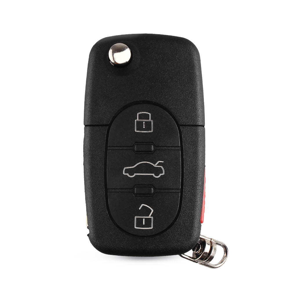 Bilnøglehus til VW Flip (2127) Panic - 4 knapper - Billede 9