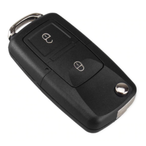 Bilnøglehus til VW Flip (2130) - 2 knapper
