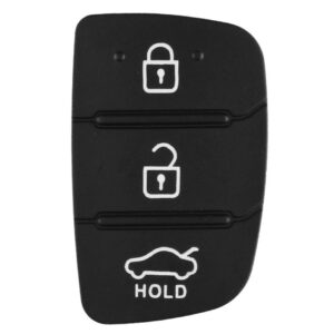 Gummiknapper til Hyundai (HOLD) - 3-knapper