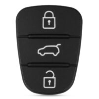 Gummiknapper til Kia / Hyundai - 3-knapper