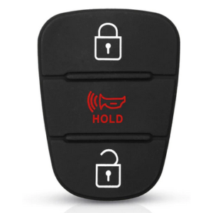 Gummiknapper til Kia / Hyundai Hold.Horn - 3-knapper
