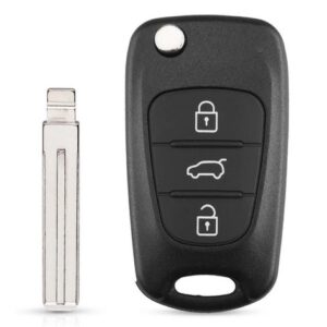 Bilnøglehus til Hyundai / Kia med 3-Knapper