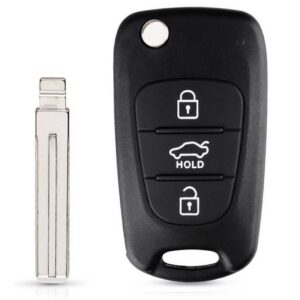Bilnøglehus til Hyundai / Kia (Hold) - 3-Knapper