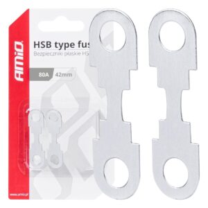 Sikringsskinne HSB 42 mm 80A – 2 stk.